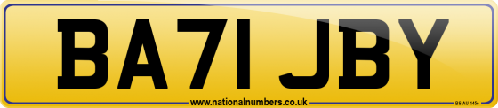 BA71 JBY