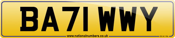 BA71 WWY