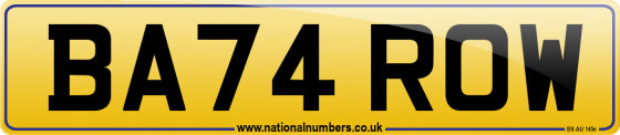 BA74 ROW