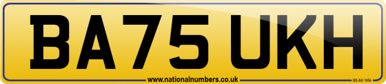BA75 UKH