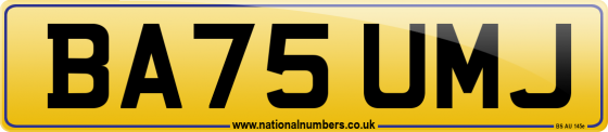 BA75 UMJ