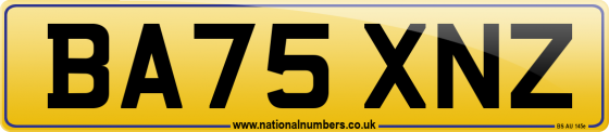 BA75 XNZ