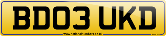 BD03 UKD