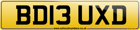 BD13 UXD