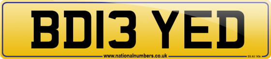 BD13 YED