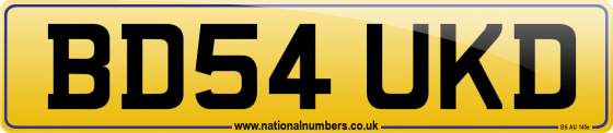 BD54 UKD