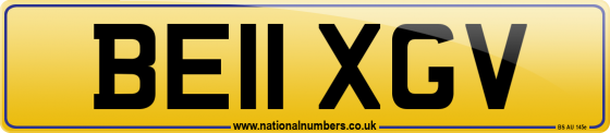 BE11 XGV
