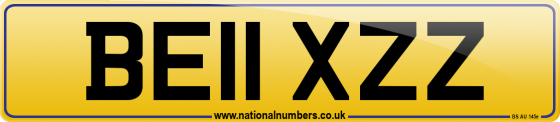 BE11 XZZ