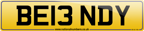 BE13 NDY