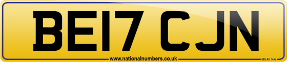 BE17 CJN