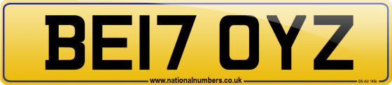 BE17 OYZ