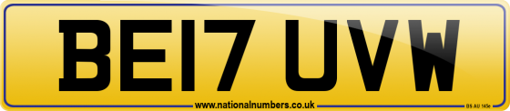 BE17 UVW