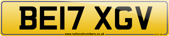 BE17 XGV