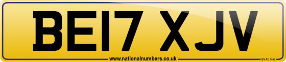 BE17 XJV