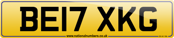 BE17 XKG