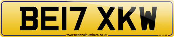 BE17 XKW