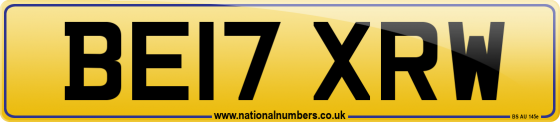 BE17 XRW
