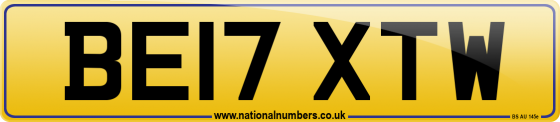 BE17 XTW
