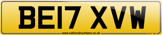 BE17 XVW