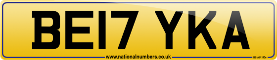 BE17 YKA