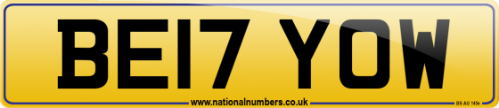 BE17 YOW