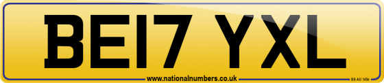 BE17 YXL