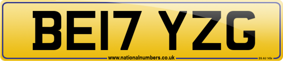 BE17 YZG