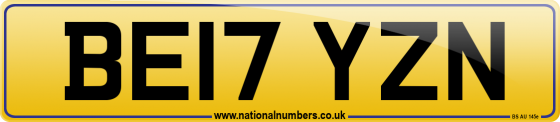 BE17 YZN