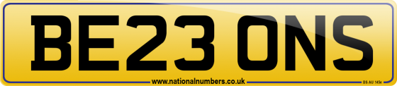 BE23 ONS