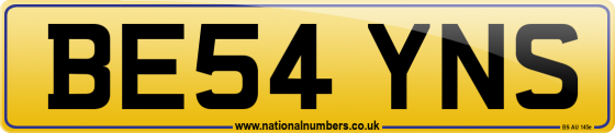 BE54 YNS