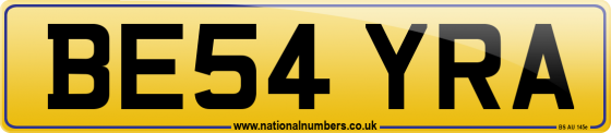 BE54 YRA