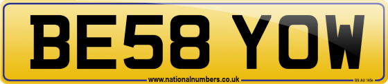 BE58 YOW
