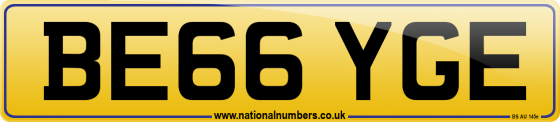 BE66 YGE