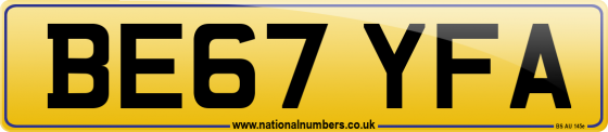 BE67 YFA