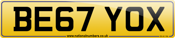 BE67 YOX