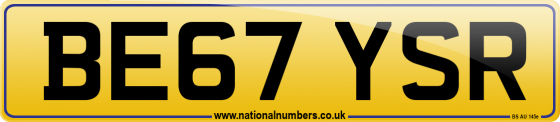 BE67 YSR