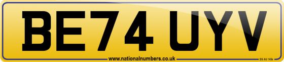 BE74 UYV