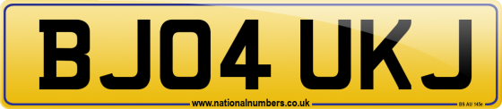 BJ04 UKJ