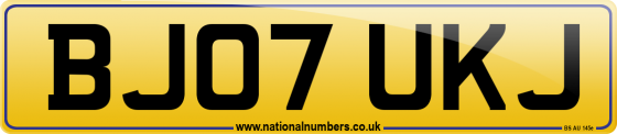 BJ07 UKJ