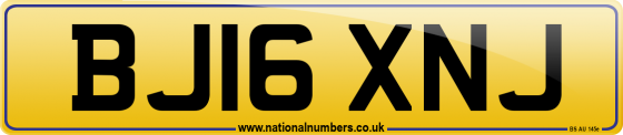 BJ16 XNJ