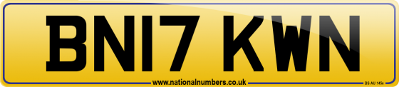 BN17 KWN