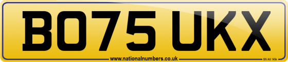 BO75 UKX