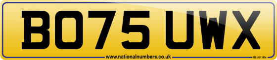 BO75 UWX