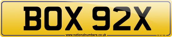 BOX 92X
