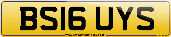 BS16 UYS