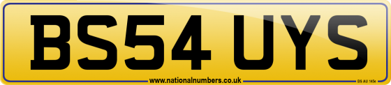 BS54 UYS