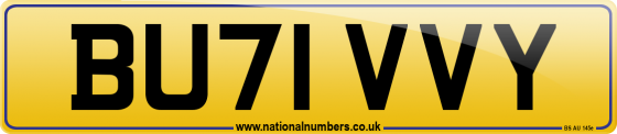 BU71 VVY