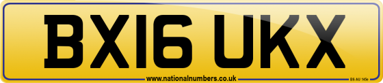 BX16 UKX
