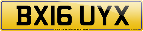 BX16 UYX