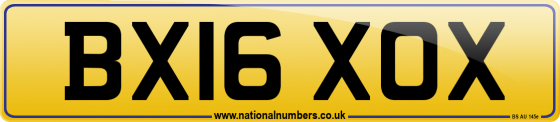 BX16 XOX